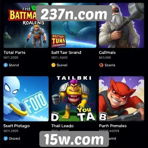 Análise dos jogos populares no site 237n